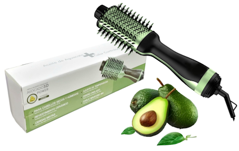 Cepillo aguacate 3d pro la solución a tu cabello rebelde.